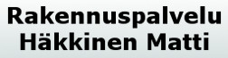 RAKENNUSPALVELU MATTI HÄKKINEN logo